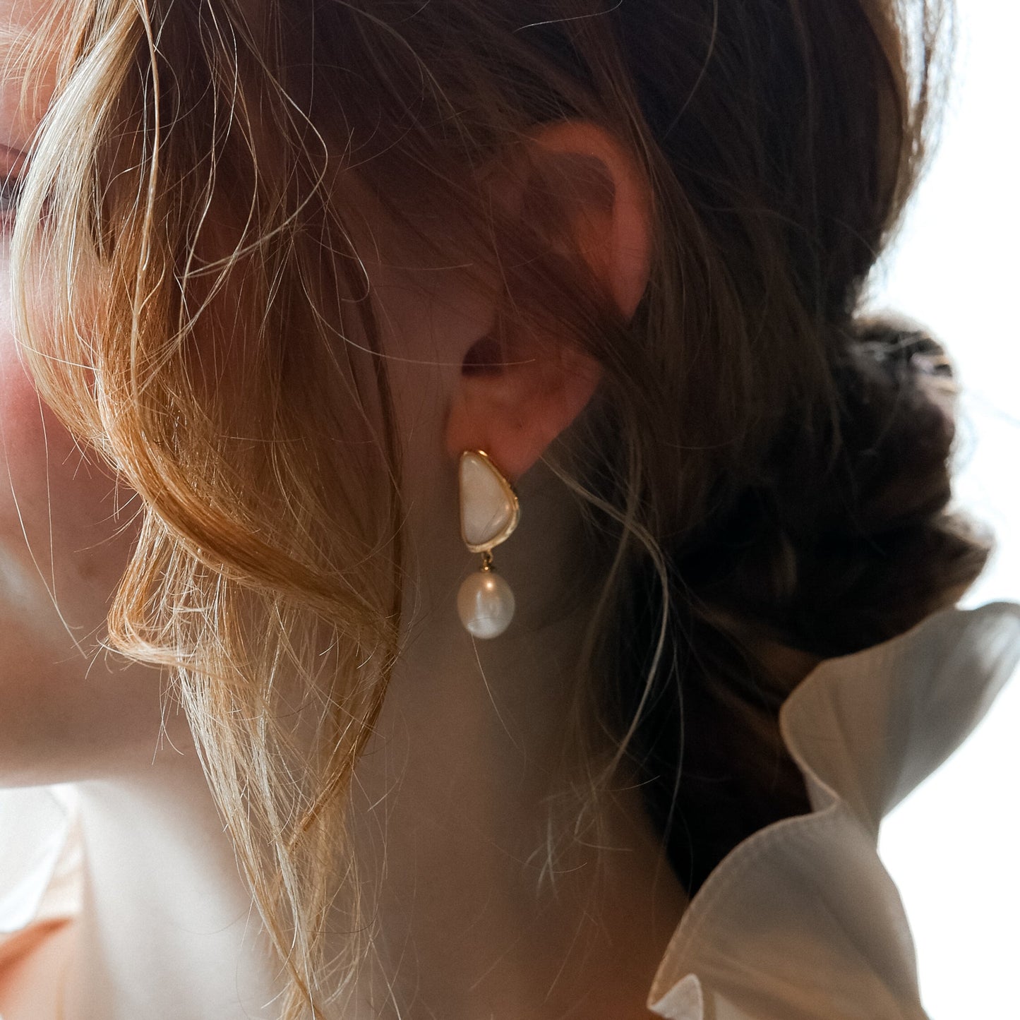 Bold Pearl Drop Earrings