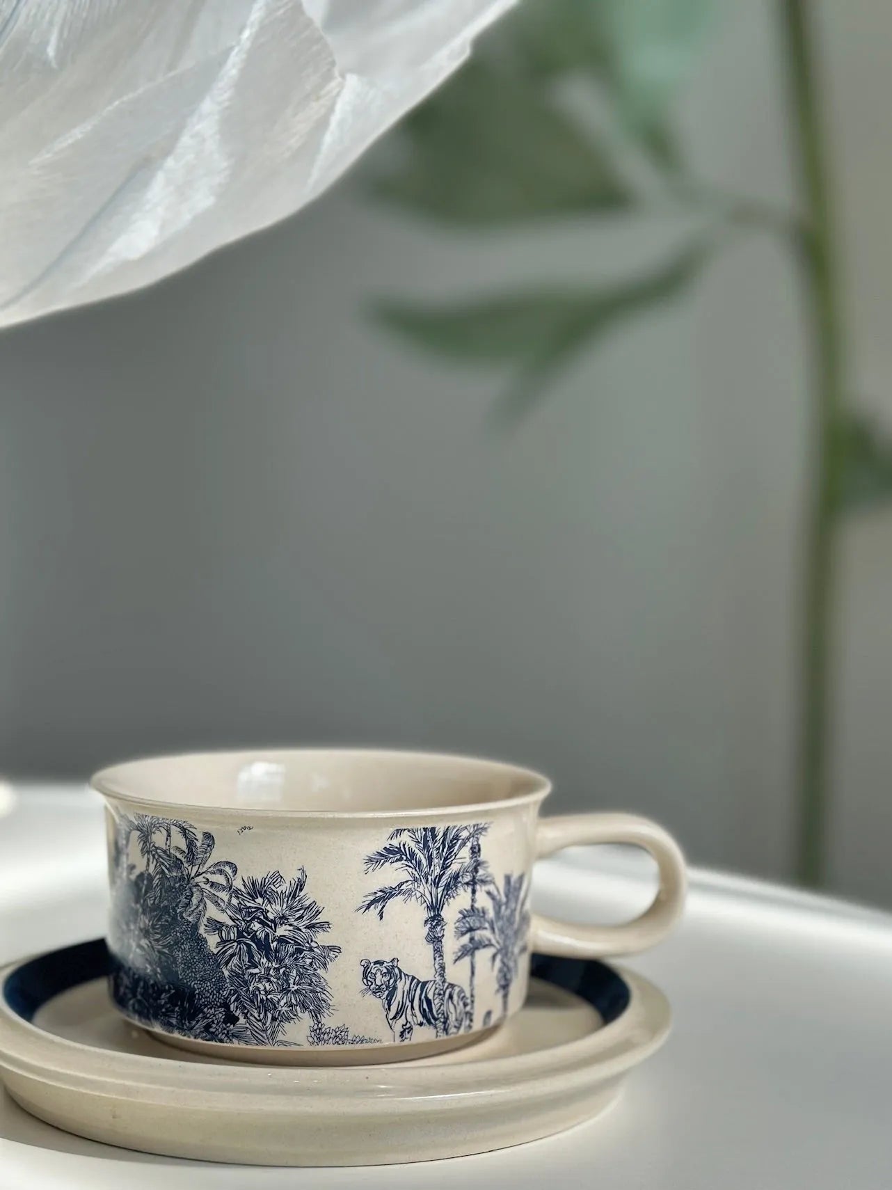 Wild Oasis Mug and Saucer - Mellow
