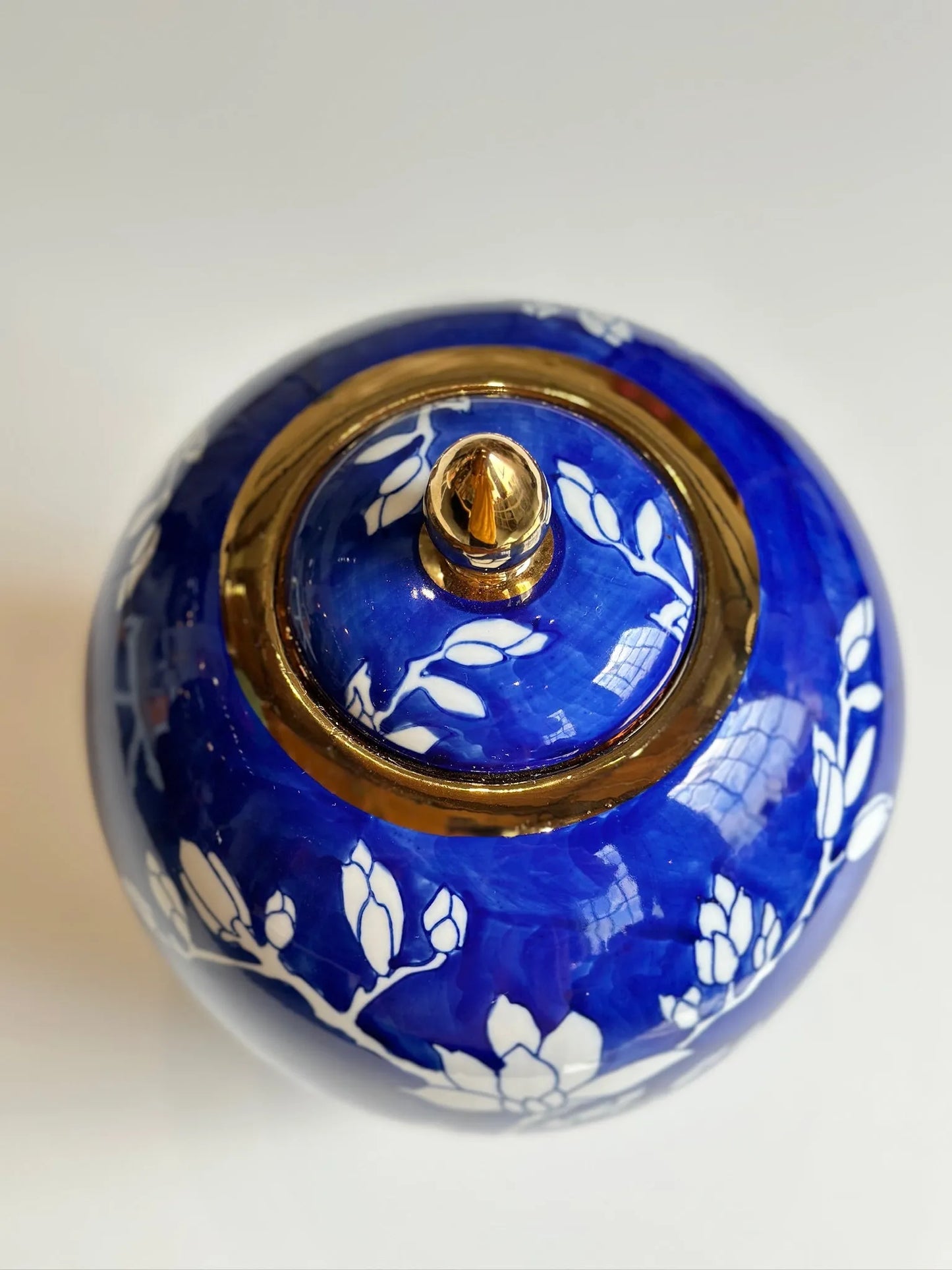 Midnight Garden Gilded Vase - Mellow