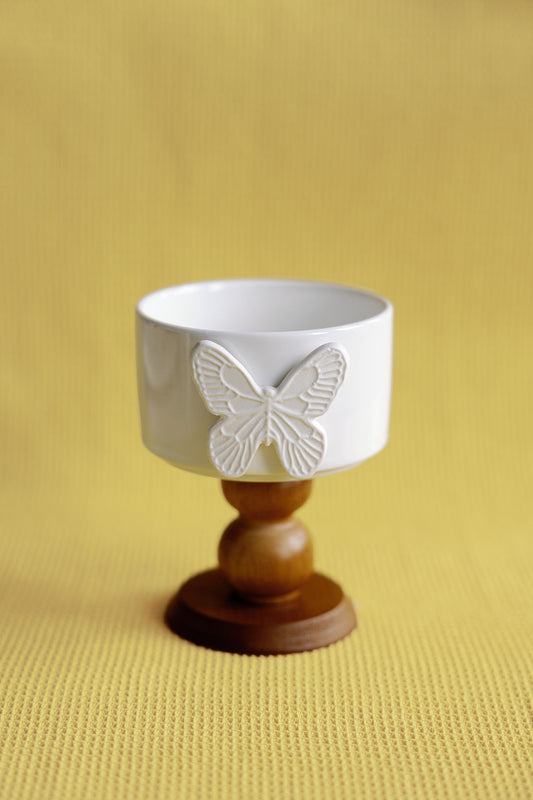Butterfly Pedestal Cup