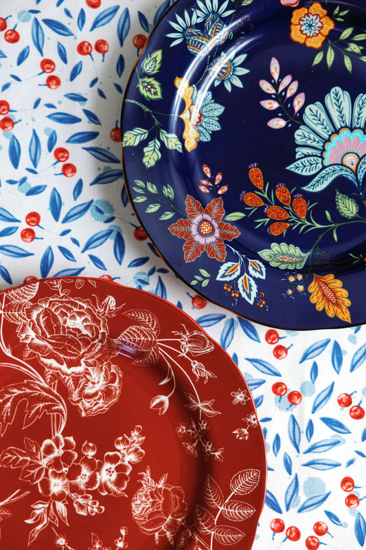 Cherry Chinoiserie Plate