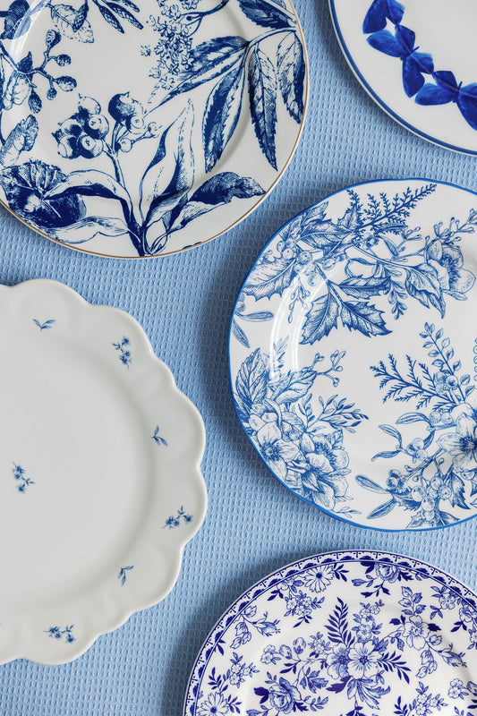Indigo Garden Dinner Plate