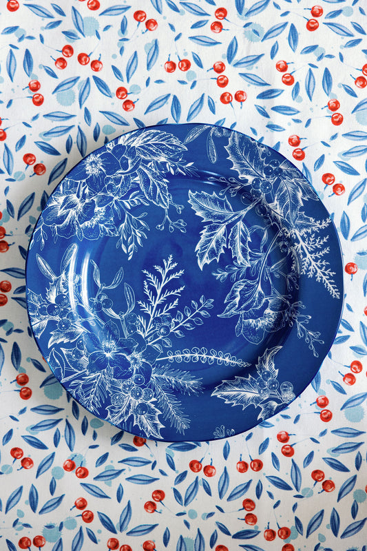 Coastal Chinoiserie Plate