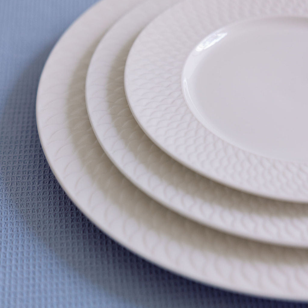 Al Fresco Porcelain Charger Plates, Set of 4