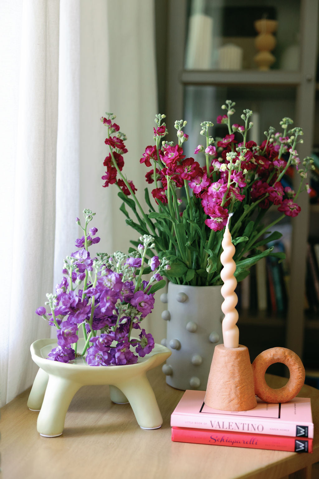 Textured Mud Ceramic Candleholder