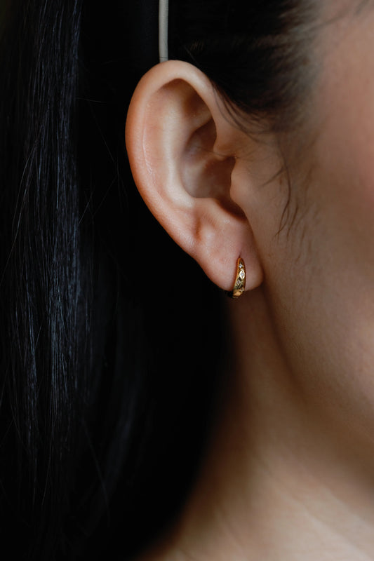 Liquid Gold Mini Hoops - Mellow