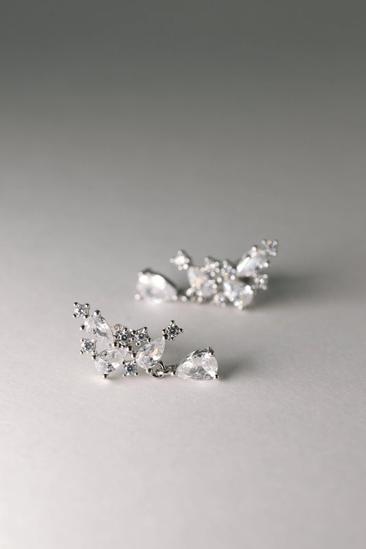Crystal Cascade Studs - Mellow