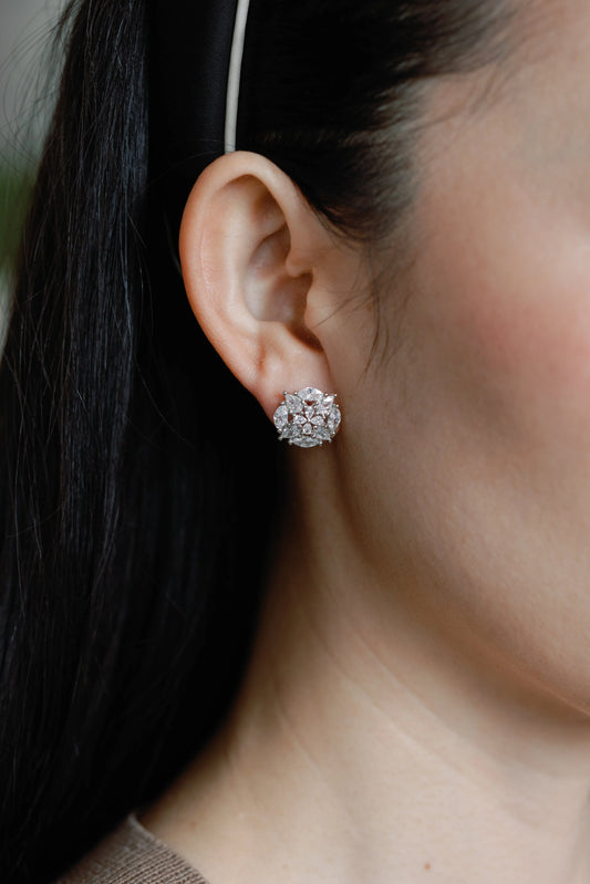 Crystal Starburst Studs - Mellow