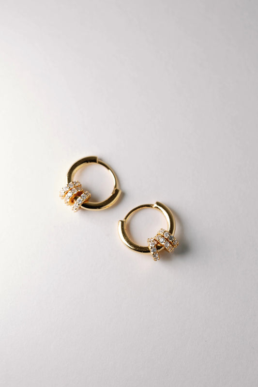 Knot Huggie Hoops - Mellow