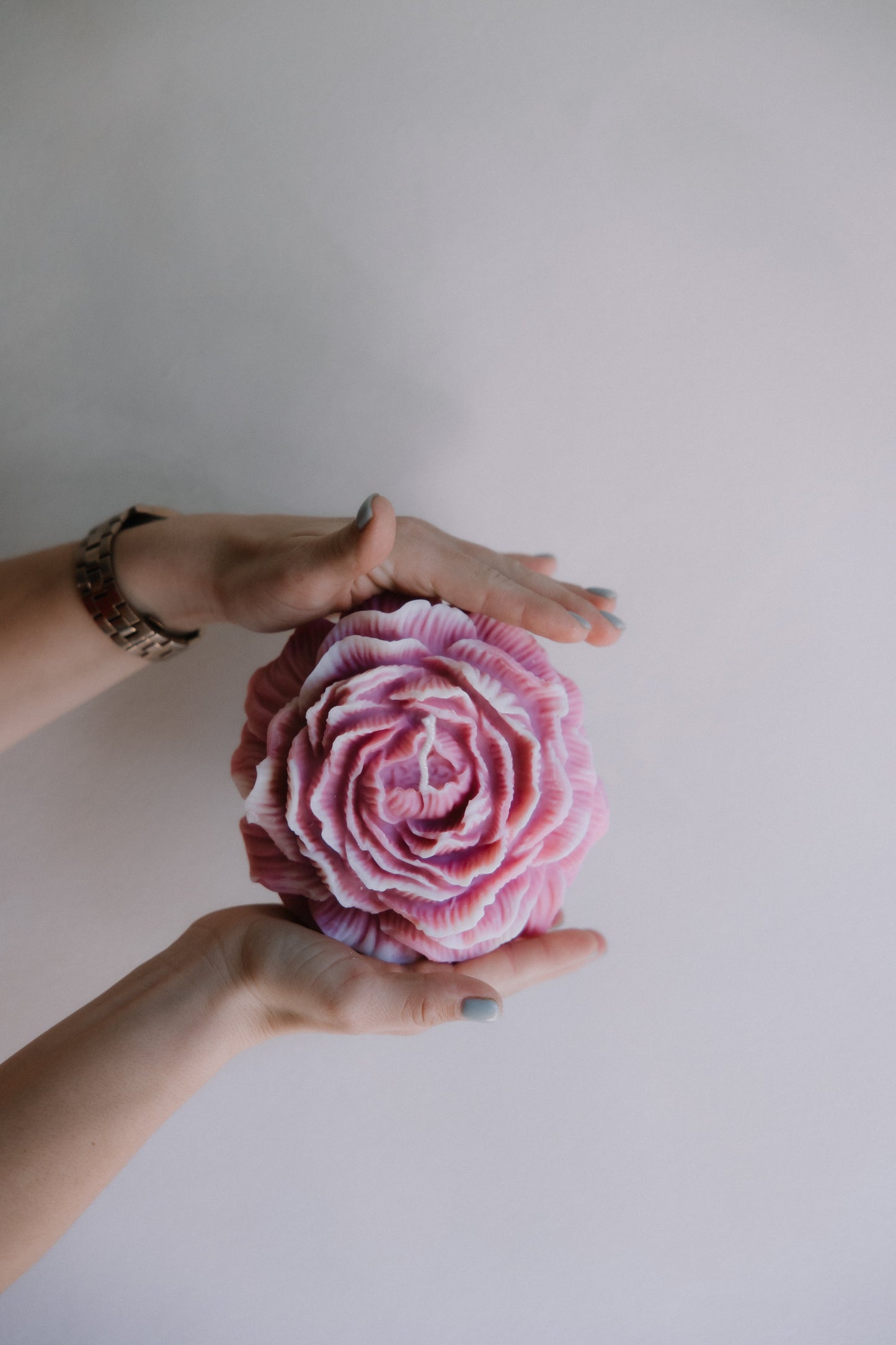 Verba Candle Co Peony Flower Candle