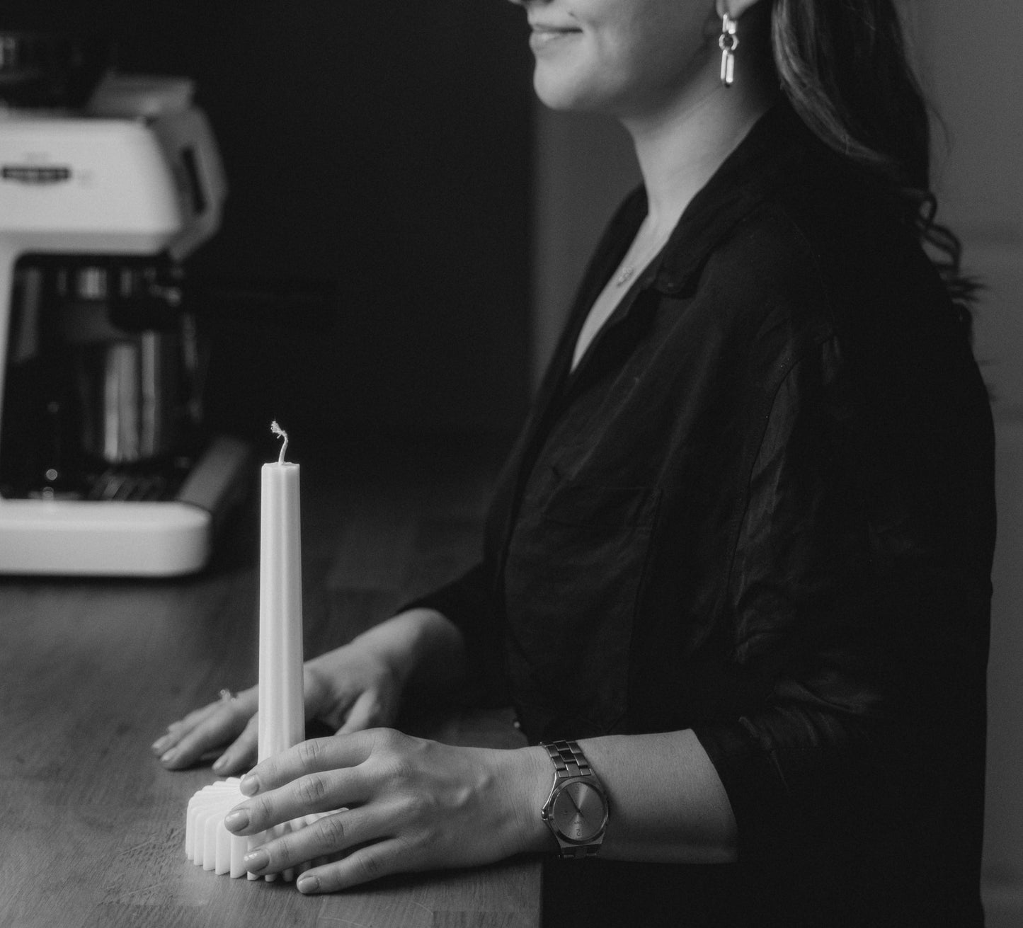 Pillar Vase Candle Mellow