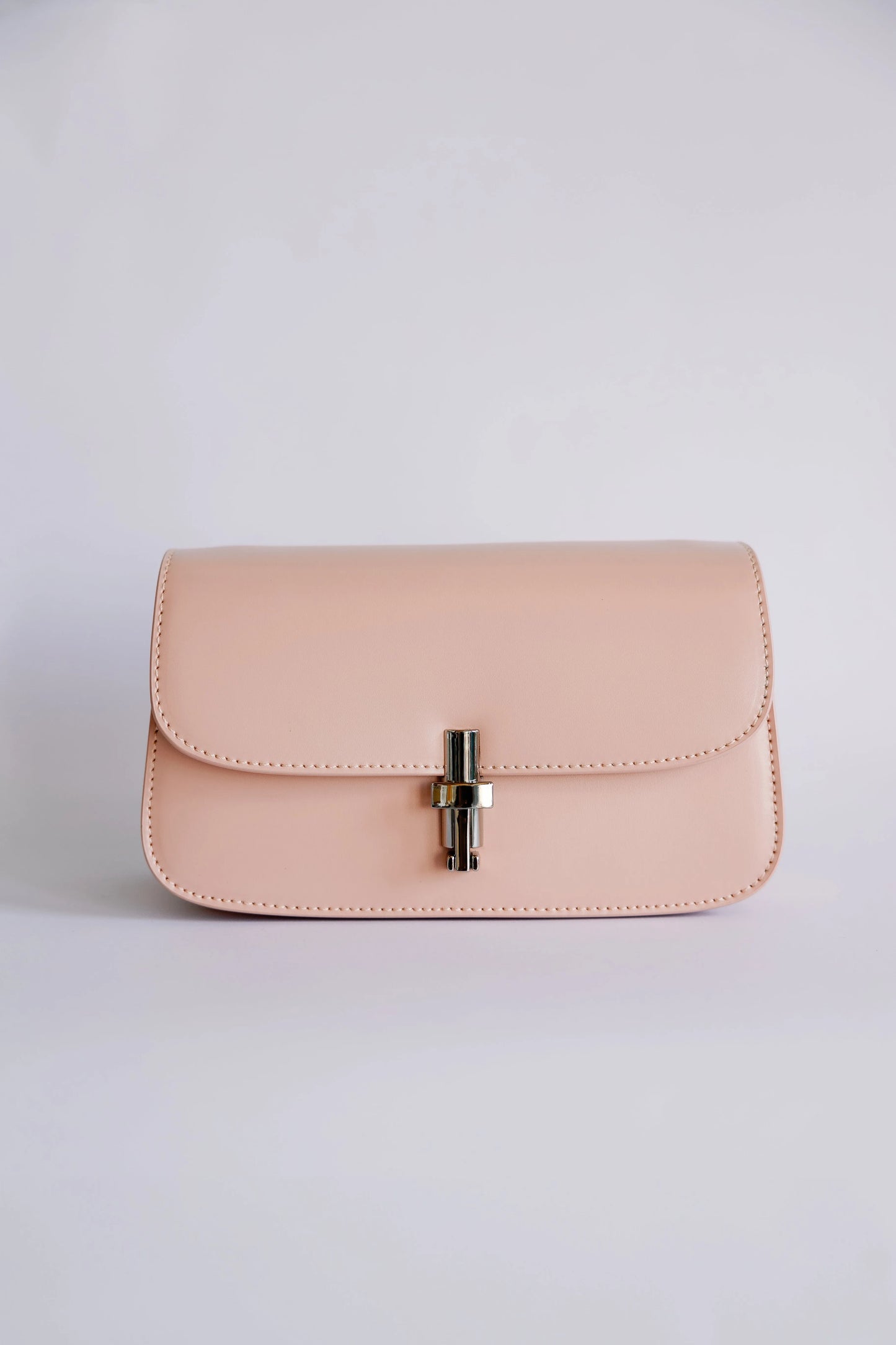 T-Bar Leather Clutch - Mellow