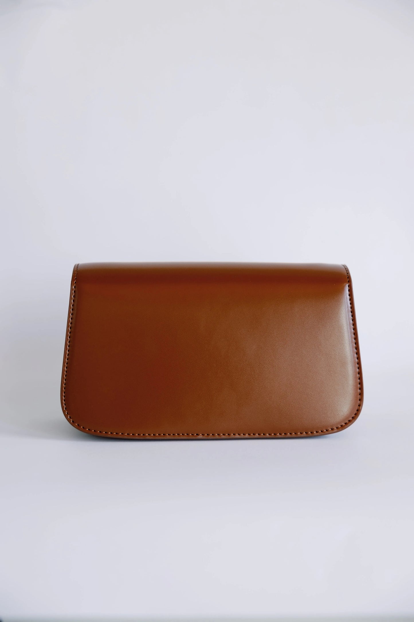 T-Bar Leather Clutch - Mellow