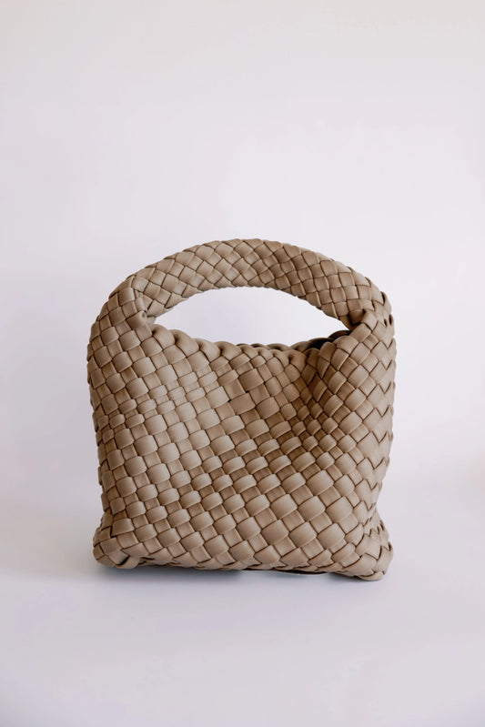 Woven Leather Tote - Mellow