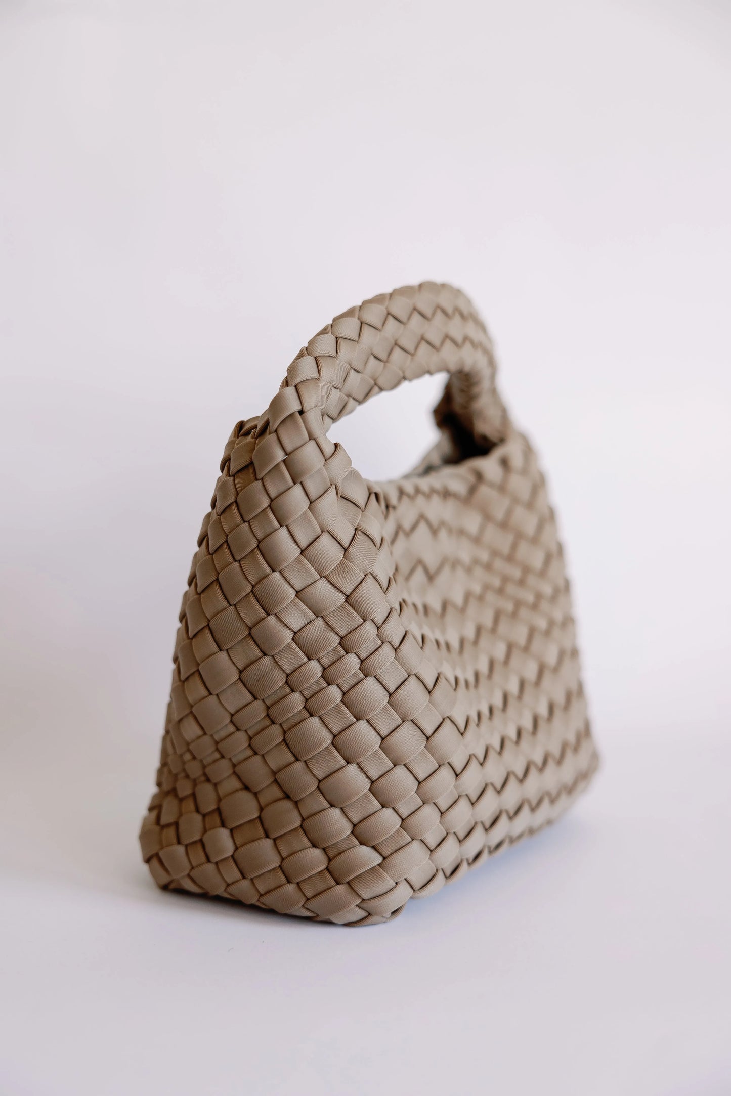 Woven Leather Tote - Mellow