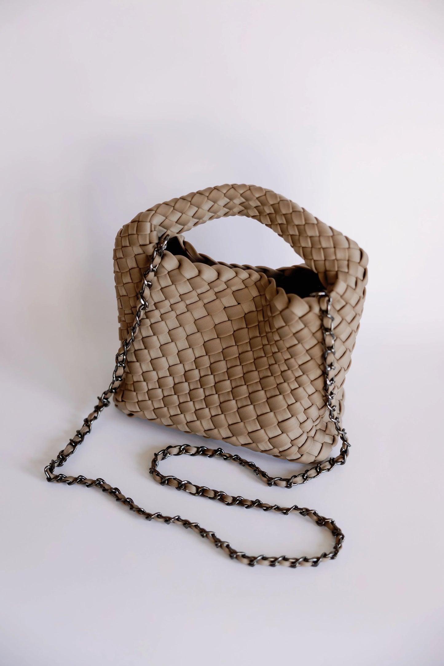 Woven Leather Tote - Mellow