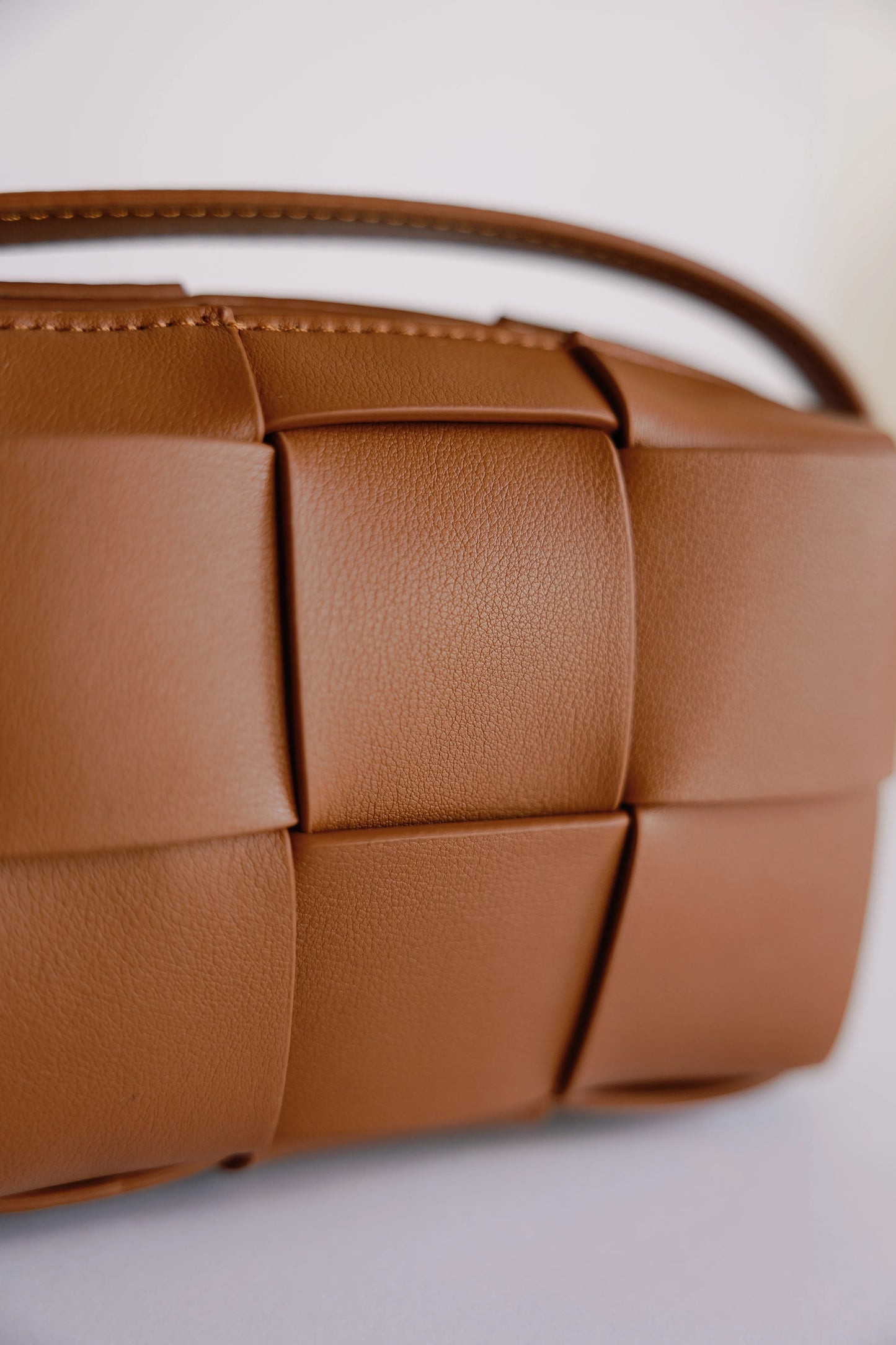 Zippered Mini Woven Crossbody - Mellow