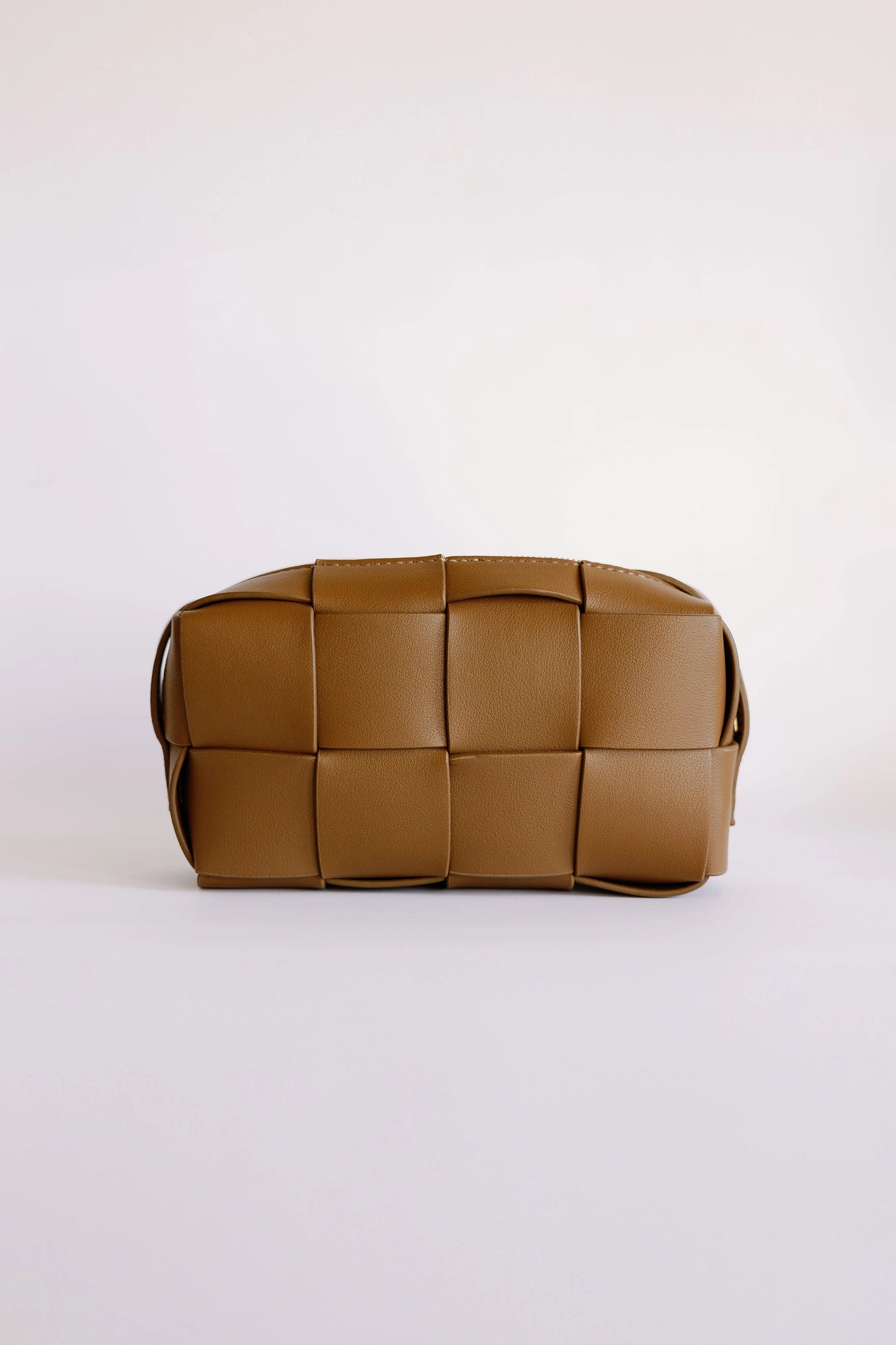 Zippered Mini Woven Crossbody - Mellow