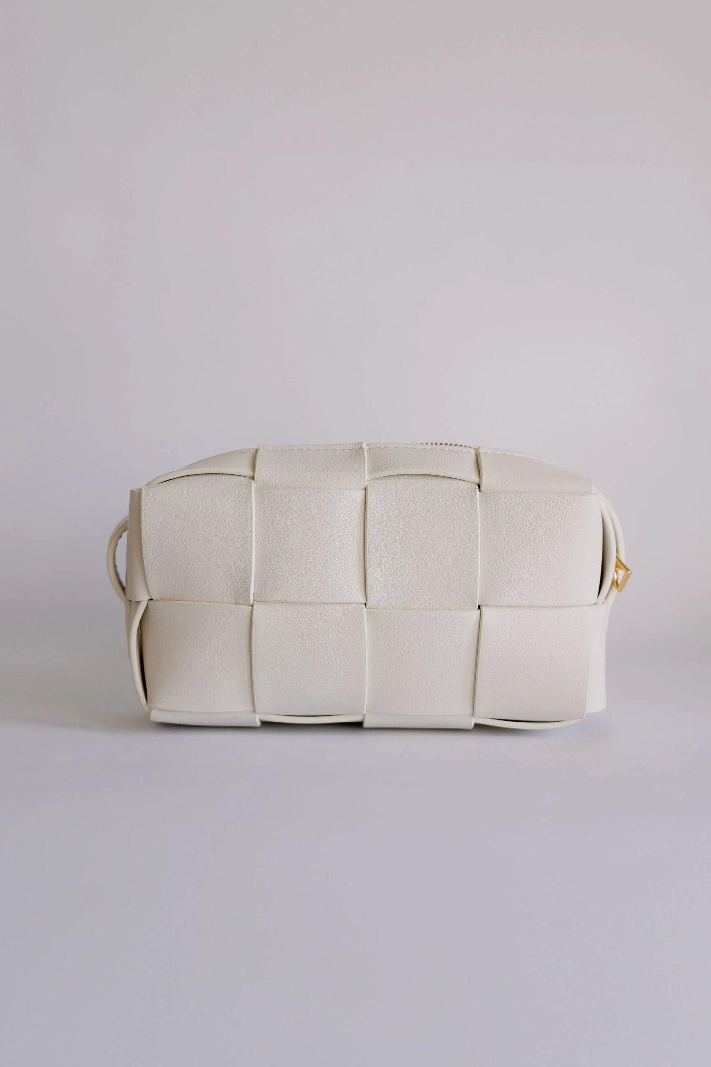 Zippered Mini Woven Crossbody - Mellow