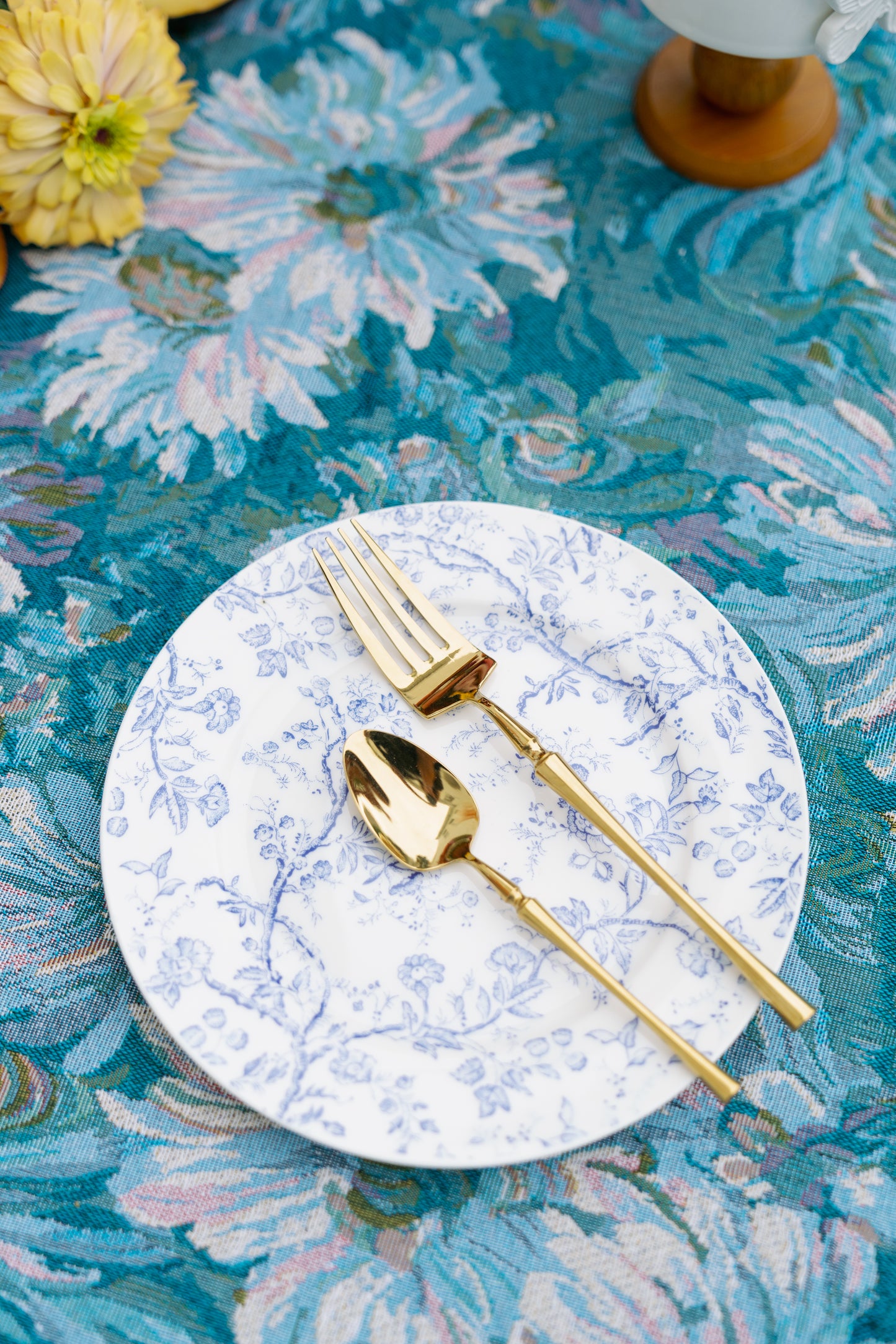 Cottage Garden Salad Plate
