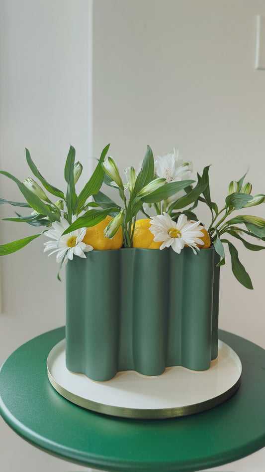 Ripple Ceramic Vase