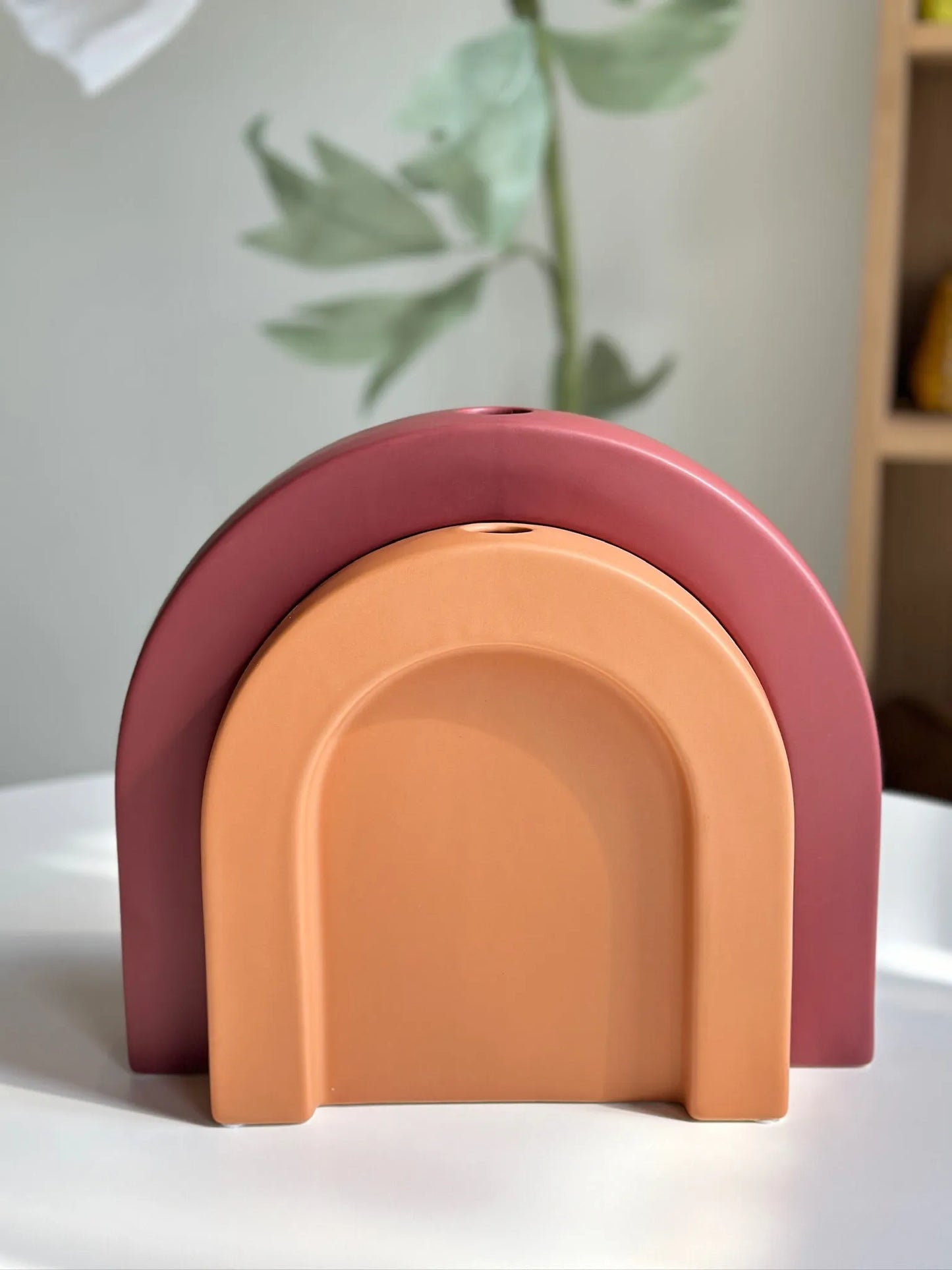 Colorblock Sunset Vases - Mellow