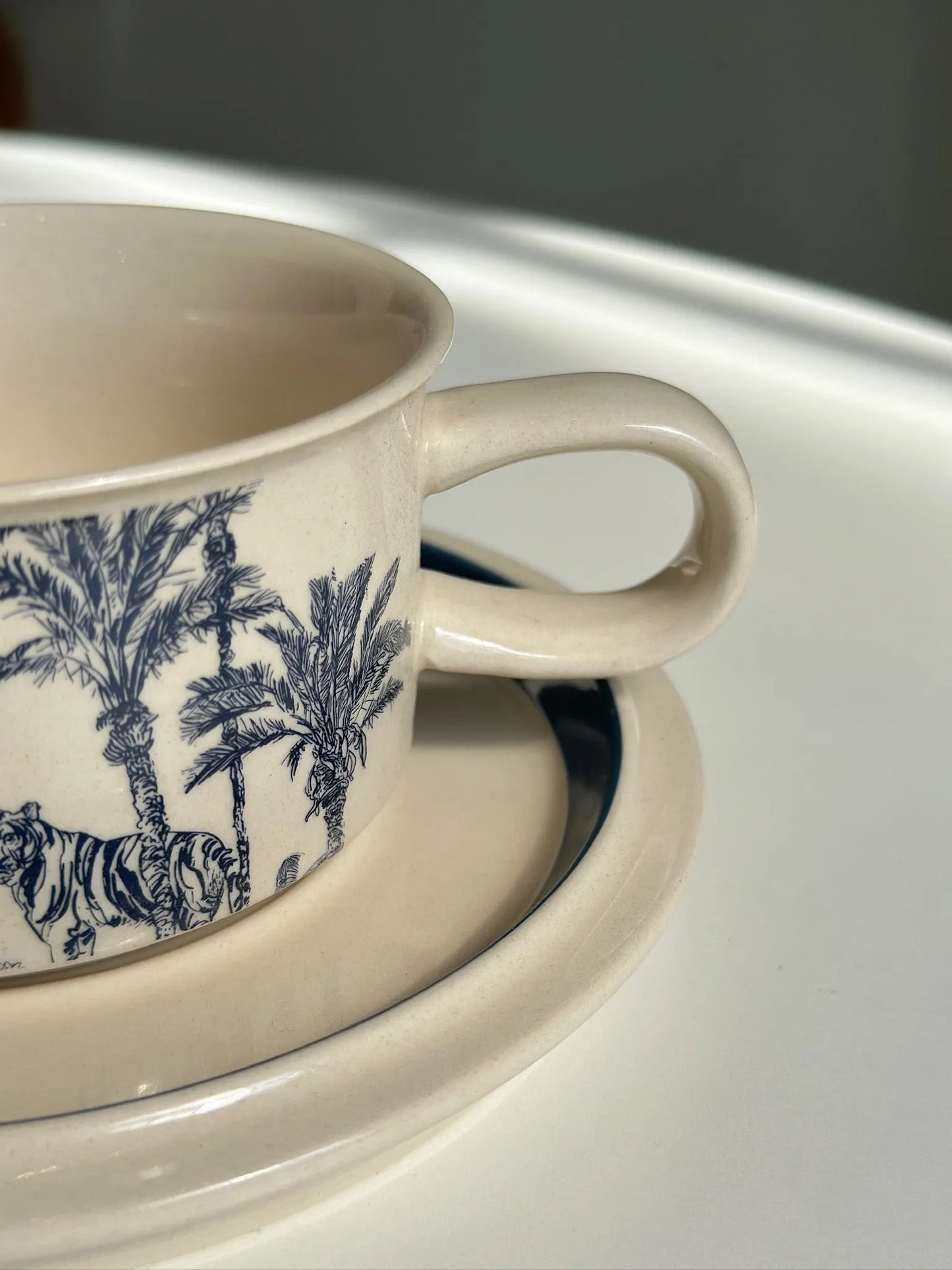 Wild Oasis Mug and Saucer - Mellow