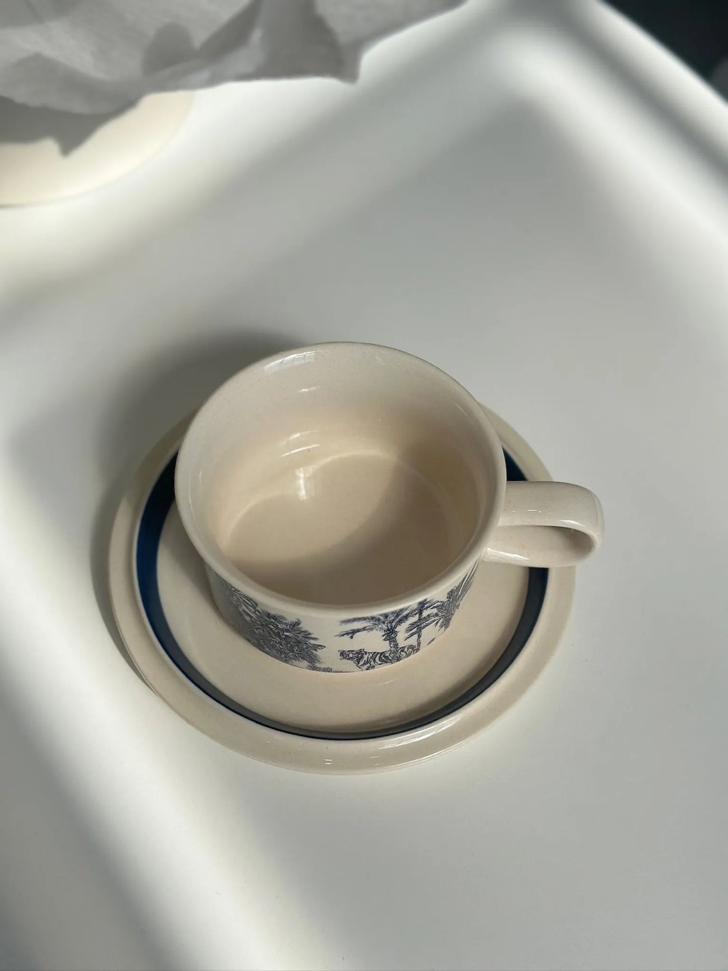 Wild Oasis Mug and Saucer - Mellow