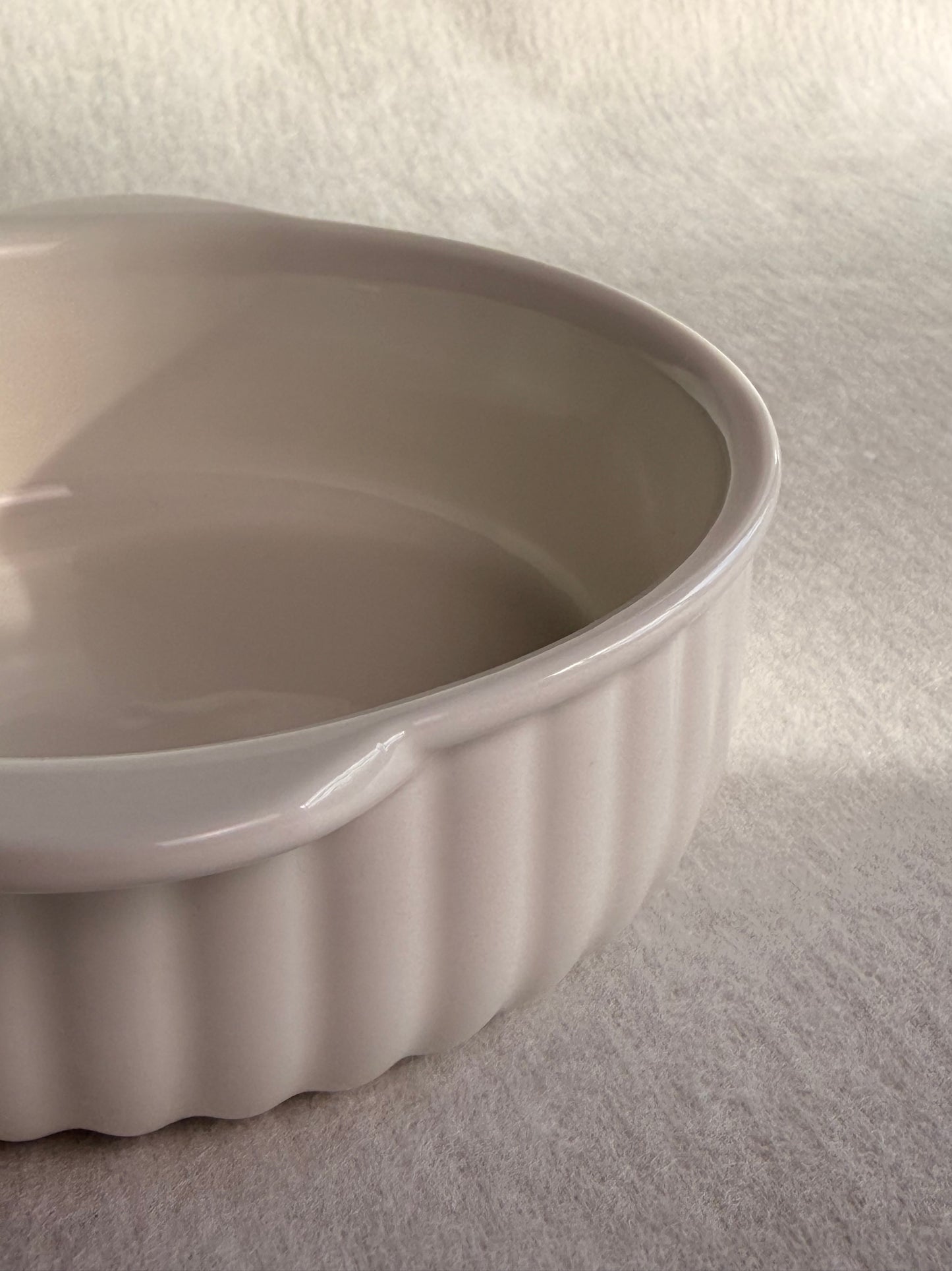 Mini Ribbed Baking Bowl, Set of 2