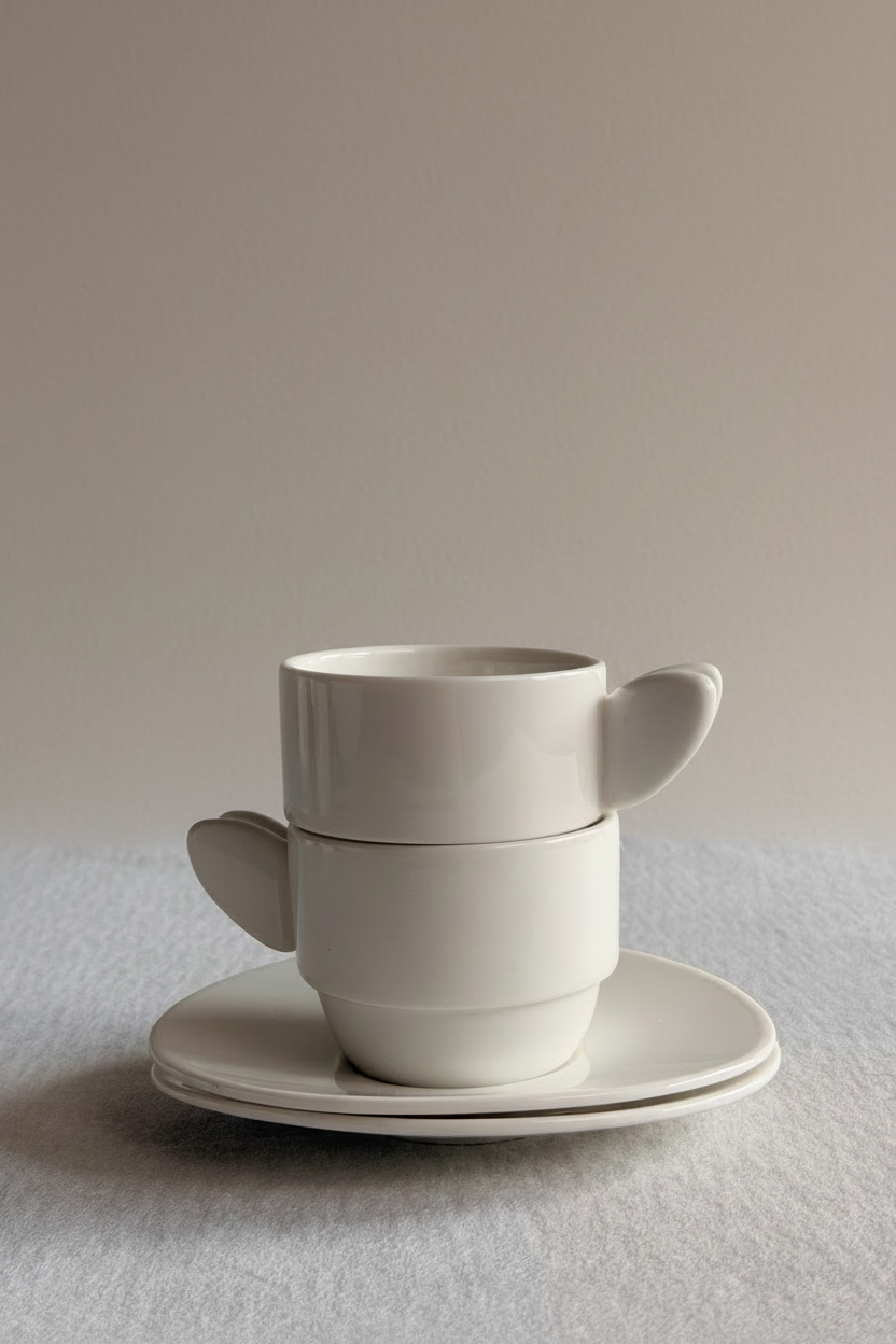 Busy Bee Espresso Cup & Saucer, Set of 2