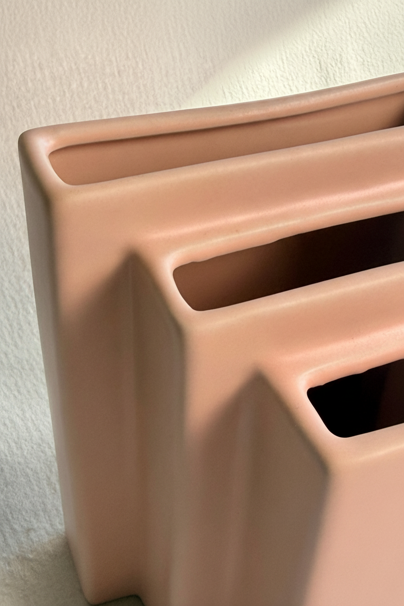 Bookcase Ceramic Vase