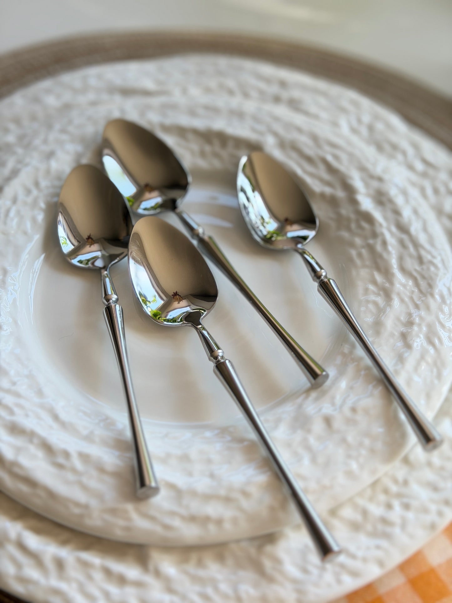 Polished Stainless Steel Silverware Set