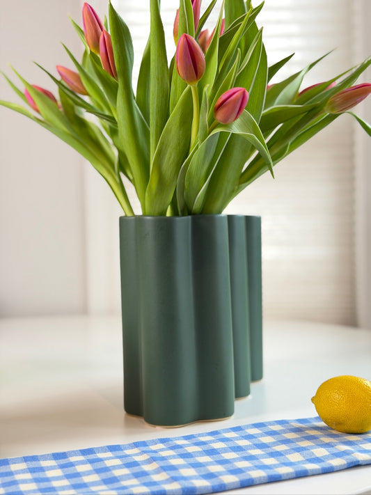 Ripple Ceramic Vase