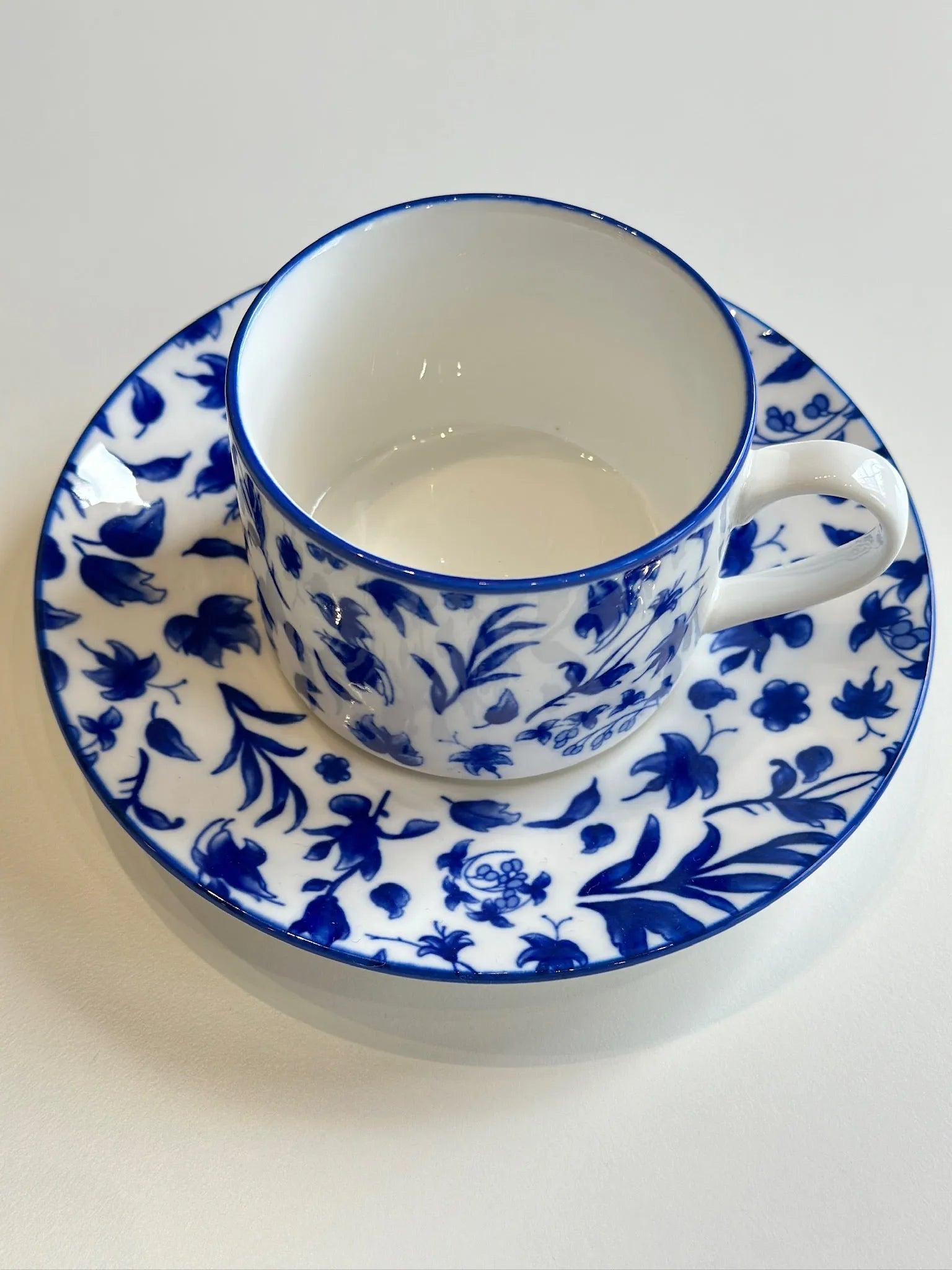 Summer Blues Mug and Saucer - Mellow