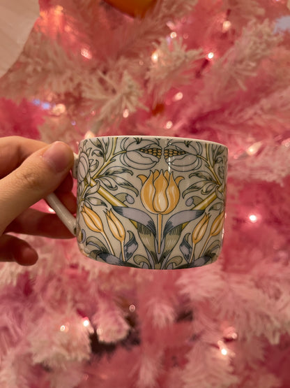 Pastel Harvest Mug and Saucer Set