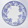 Indigo Wildflower Blue Floral Dinner Plates, Set of 4