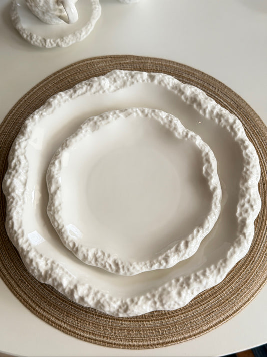 Amalfi Textured Rim Porcelain Dinnerware