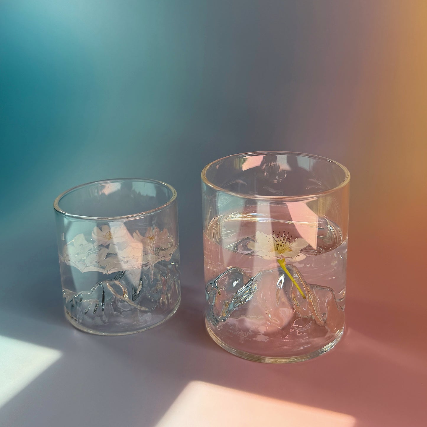 Glacier Mountain Glassware Set