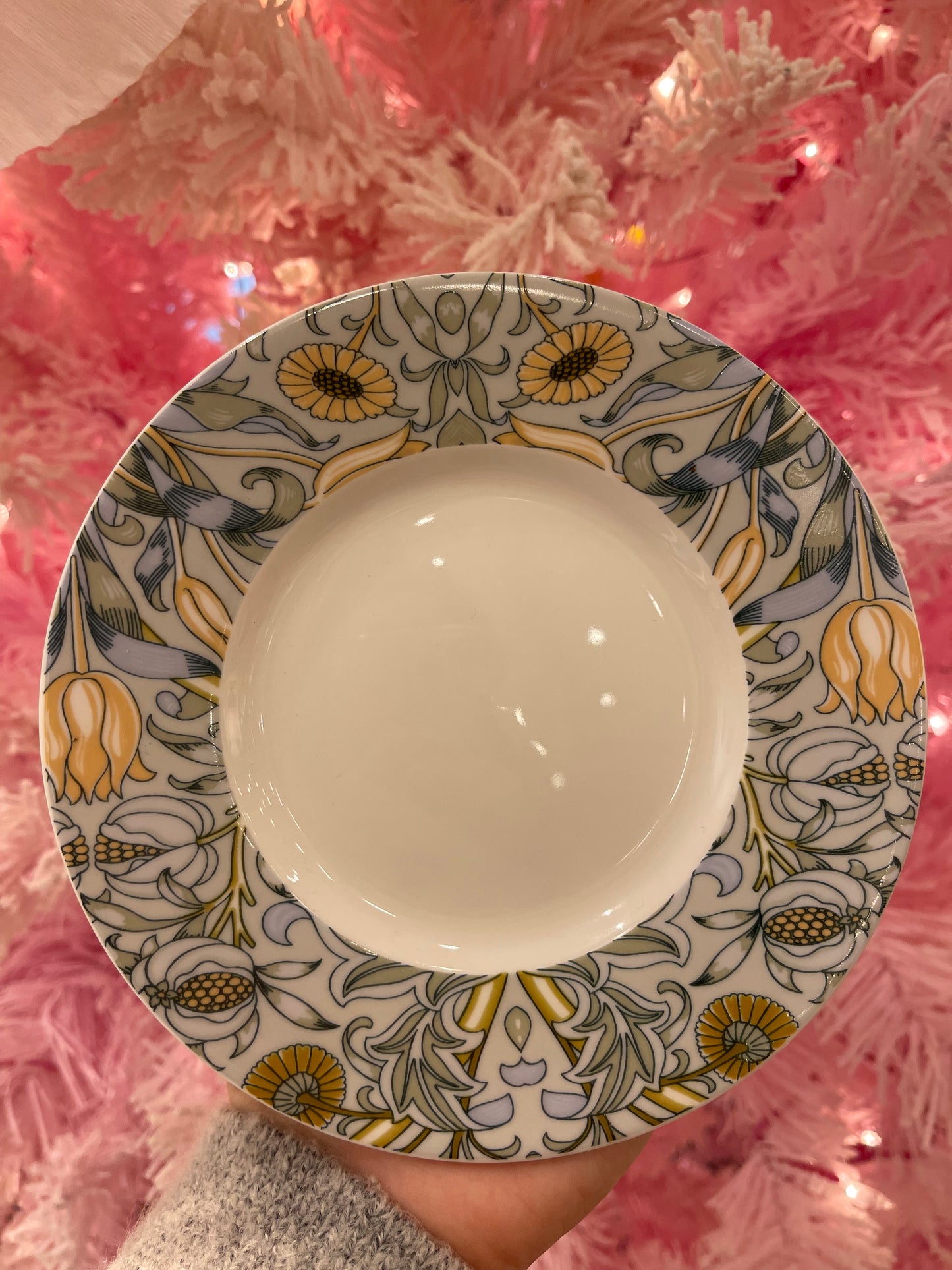 Pastel Harvest Mug and Saucer Set