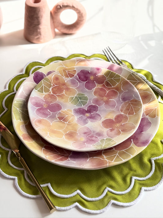 Watercolor Wildflower Dinnerware Sets