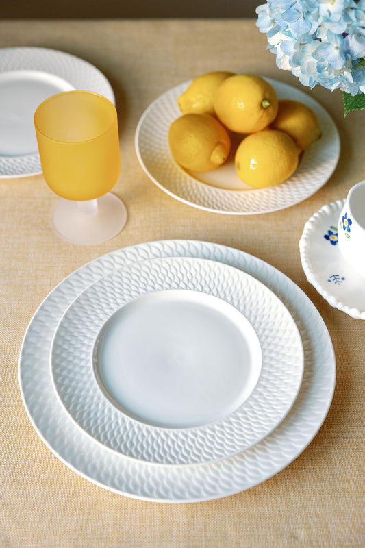 Al Fresco Porcelain Dinner Plates, Set of 4