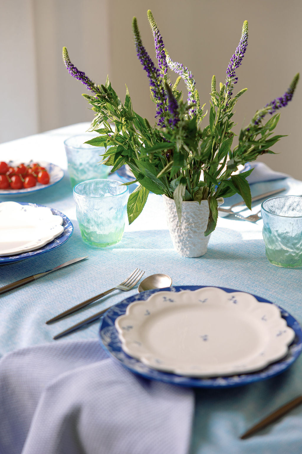 Coastal Hues Glassware, Set of 2