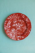 Cherry Chinoiserie Porcelain Dinner Plates, Set of 4