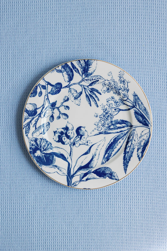 Tuscany Gilded Porcelain Salad Plates, Set of 4