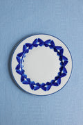 Adonis Blue Butterfly Dessert Plates, Set of 4