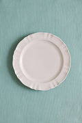 Provence Pleated Porcelain Salad Plates, Set of 4