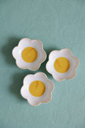 Daisy Bloom Porcelain Sauce Dishes, Set of 4