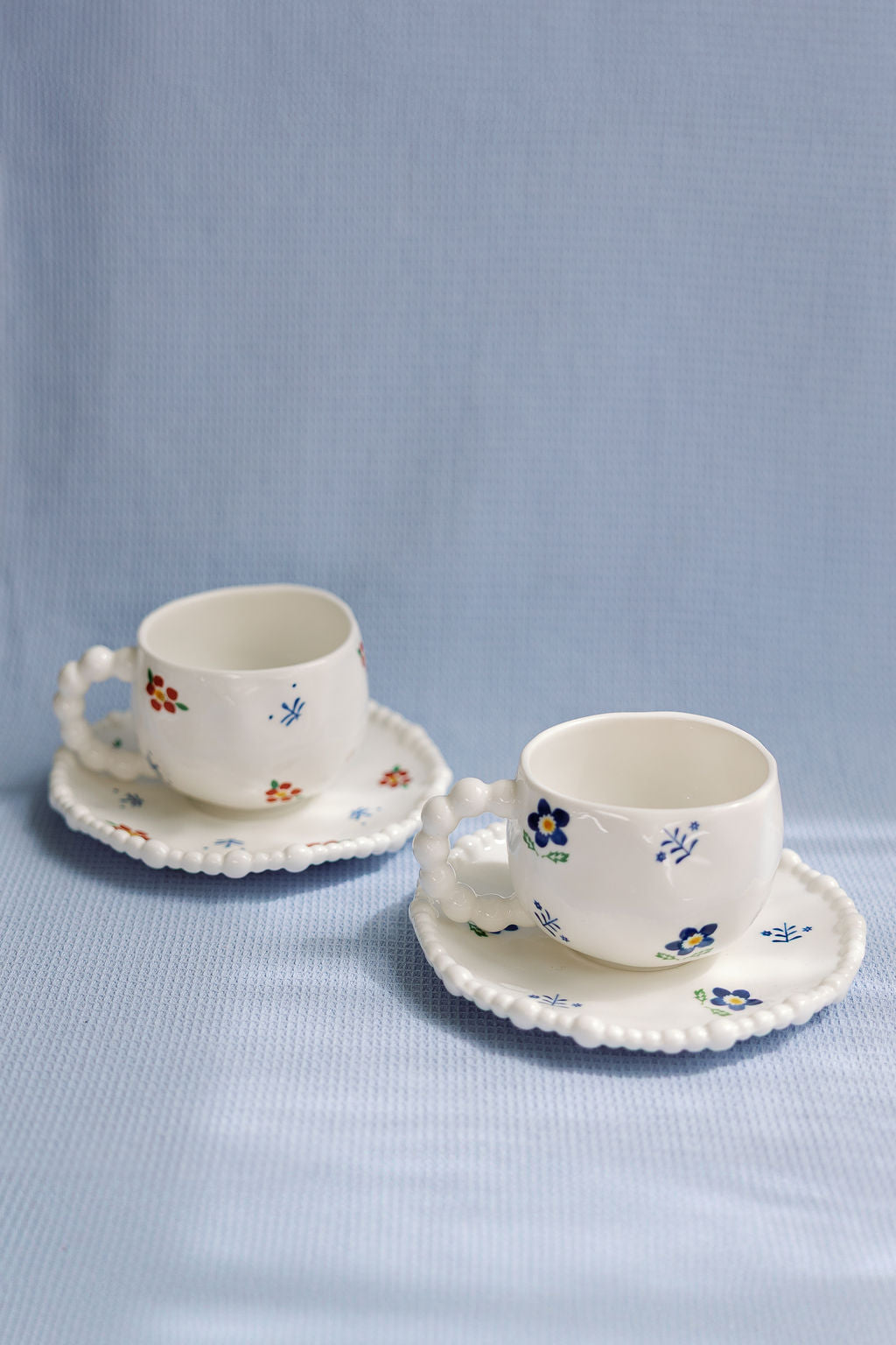 Cozy Blossom Tea Cup and Saucer Set