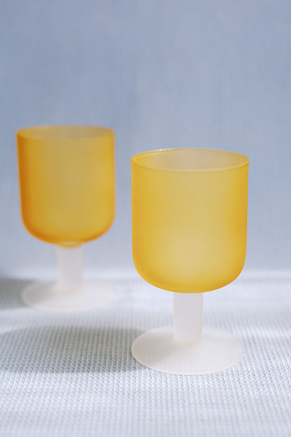 Sea Glass Glassware, Set of 2