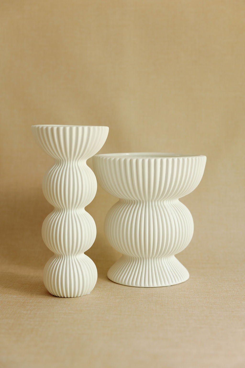 Pleated Column Vase